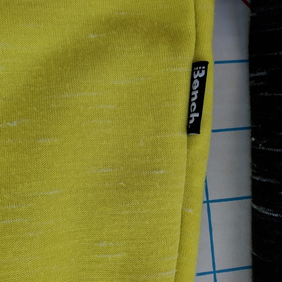 Bench Zip Up Hoodie Women's Size Medium Zip Sweatshirt Colour Block Grey Black - Picture 9 of 16